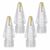 Tech-Protect Stylus Tips 4-Pack Replacement Tips for Apple Pencil - Clear