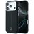 Mercedes Leather Semi Wrap Iconic Line MagSafe Case for iPhone 17 Pro - Black