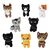 Warrior Cats Plushes Blind Box Mini Mystery Plush Series 1 15 cm Display (9)