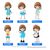 Ao no Hako PalVerse Mini Figures 9 cm Blind Box Assortment (6)