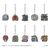 Monster Hunter Wilds Metal Keychain Monster icon Vol. 2 Blind Box Assortment (10)