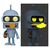 Futurama POP! TV Vinyl Figures Bender w/CH(GW) 9 cm Assortment (6)