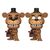 Funko Fusion POP! Games Vinyl Figures Freddy Fazbear with Pizza Launcher w/CH 9 cm Assortment (6)