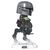 Star Wars: The Mandalorian and Grogu POP! Rides Deluxe Vinyl Bobblehead Figure The Mandalorian with Grogu in Imperial Remnant AT-RT 9 cm