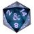 Dungeons & Dragons Mists of Ravenloft Dice Oversized Liquid Core d20