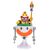 The Super Mario Galaxy Movie Action Figure Bowser Jr. with Clown Car 13 cm