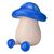 Delicious in Dungeon Soft Vinyl Figur Walking Mushroom Blue 15 cm