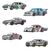 Hot Wheels Silver Series Die-Cast Vehicle 6-Pack 1/64 ZAMAC