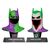 Batman DC Direct Mini Replica 1/3  2-pack Batman Cowls Hush & Knightfall (Jokerized) (Gold Label) 18 cm