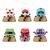 Mobile Suit Gundam Mega Cat Project Trading Figure Cats Luckycat 6 cm Blind Box Assortment (6) (with gift)