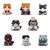 Bleach Mega Cat Project Minifigures 3 cm Thousand-Year Blood War Bleach Nyan Blind Box Display (8) (Repeat)