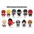 Daredevil 3D PVC Bag Clips Classic Display (24)