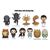Alien 3D PVC Bag Clips  Series 1 Display (24)