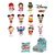 Disney PVC Bag Clips Disney Christmas Series 26 Display (24)