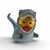 Jurassic World Tubbz PVC Figure Blue