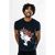 Batman T-Shirt Rock Acid Wash Size M