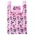 Sanrio Pink Black Party Series Tote Bag Kuromi & My Melody Foldable