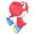 Super Mario Plush Figure Yoshi Red 17 cm
