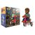 Universal Monsters Super Cycles Vehicle The Wolf Man (Brown w/ Red Trike)