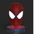 Marvel Head Light Spider-Man 30 cm