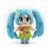 SpongeBob SquarePants x Hatsune Miku Plush Figure Patrick Miku 22 cm