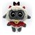 Cult of the Lamb Plush Keychain The Lamb 13 cm