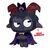 Cult of The Lamb Pin Badge Goat Bobble Head 5 cm