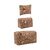 House Doctor - Toiletry Bag - Terracotta - Off-white and terracotta / Luggage and Travel Gear