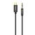 USB-C to 3.5mm mini jack audio cable Baseus Yiven 1.2m (black)