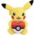 POKEMON - Pikachu with Poke Ball Heart - Plush 20cm