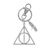 HARRY POTTER - Deathly Hollow - Pewter Key Ring