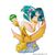 URUSEI YATSURA - Lum & Ten - Statue 1/7 20cm