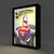 SUPERMAN - Framed LED Print 28x20x5cm