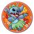 STITCH - Wall Clock 50cm - Orange