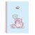 THE PINK CAT - A5 Notebook