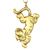 WINNIE THE POOH - Tigger - Pewter Keychain
