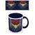 MARVEL - Coloured Inner Ceramic Mug - Captain Marvel - Blue