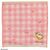 MOFUSAND - Kitten-Nyan Red Paw Print - Mini Towel 25x25cm
