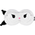 HELLO KITTY - Kuromi - Travel bag with sleep mask 15cm