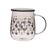 DISNEY - Mickey - Glass Mug with Lid 18oz