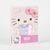 HELLO KITTY - Glitter - Premium Fur Notebook - Size A5