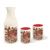 JAPANESE STYLE - Burgerzilla - Ceramic Sake Bottle & 2 Sake Cups 550ml