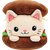 PLUSH WORLD - Cats Chestnut bread - Plush 23cm