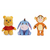 WINNIE & Friends - Kawaii - Assorment of 8 Plushs 25cm - 3 Models