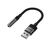 Acefast J13 USB-A to 3.5mm mini jack adapter - black