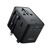 Acefast Z8 GaN 45W Travel Adapter 3x USB-C + 2x USB-A Travel Wall Charger with 2500W AC Socket - Black