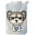 Portfel Magnetyczny Nimmy New Big-Eye Cute Pets 2.0 Dog ze stojakiem na telefon - szary