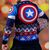 Captain America Christmas Sweater Size XXXL