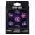 Fanroll Greatest Hits Resin Dice Set Eternal Purple & Blue (7)