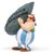 Asterix PVC Figure Obelix Souvenir from Armorica 9 cm
